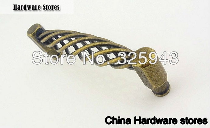 128mm Vintage Antique Bronze Iron Alloy Furniture Handle Cabinet Knobs Dresser Drawer Pulls Bar