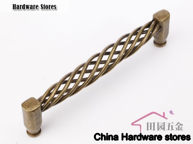 160mm Garden style Antique bronze drawer pull /furniture kitchen cabinet handle European design C:160mm L:173mm MH-160