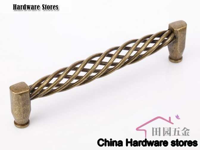 160mm Garden style Antique bronze drawer pull /furniture kitchen cabinet handle European design C:160mm L:173mm MH-160