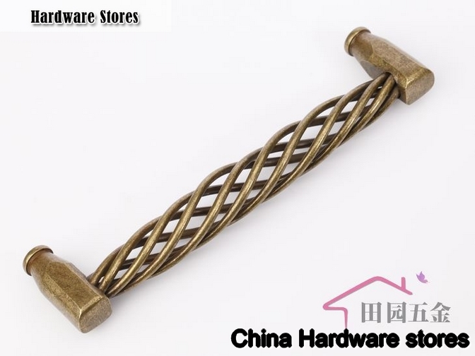 160mm Garden style Antique bronze drawer pull /furniture kitchen cabinet handle European design C:160mm L:173mm MH-160