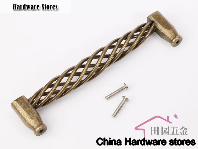 160mm Garden style Antique bronze drawer pull /furniture kitchen cabinet handle European design C:160mm L:173mm MH-160