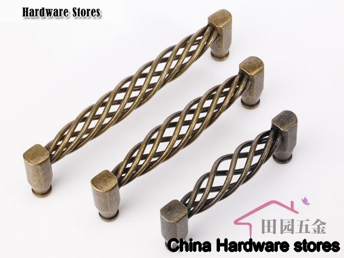 160mm Garden style Antique bronze drawer pull /furniture kitchen cabinet handle European design C:160mm L:173mm MH-160