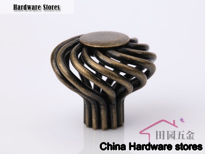 32mm Single hole Antique Bronze birdcage knob /cabinet furniture KNOB, drawer handle/ door knob MP-33AB 32mm Single hole Antique Bronze birdcage knob /cabinet furniture KNOB, drawer handle/ door knob MP-33AB