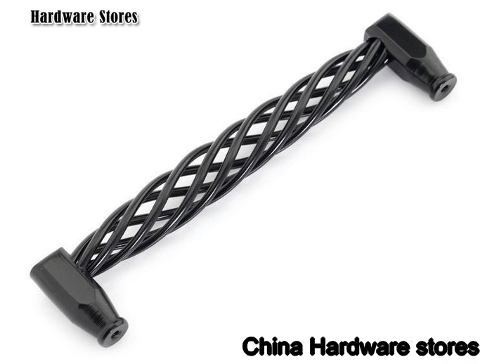 5Pcs/Lot Europe Style Black birdcage Cabinet Handle  drawer pull handle and Knobs  ( C:C:160MM  L:173MM H:38MM )