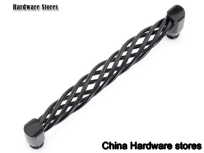 5Pcs/Lot Europe Style Black birdcage Cabinet Handle  drawer pull handle and Knobs  ( C:C:160MM  L:173MM H:38MM )