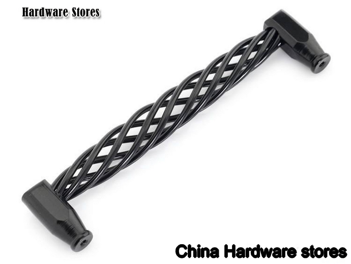 5Pcs/Lot Europe Style Black birdcage Cabinet Handle drawer pull handle and Knobs ( C:C:160MM L:173MM H:38MM )