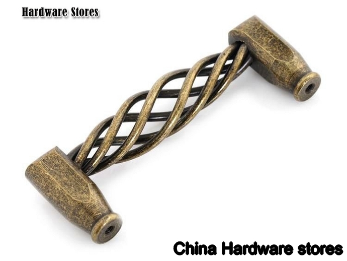 5Pcs/Lot New modern design Antique birdcage Cabinet Handle and Knobs ( C:C:96MM L:108MM )