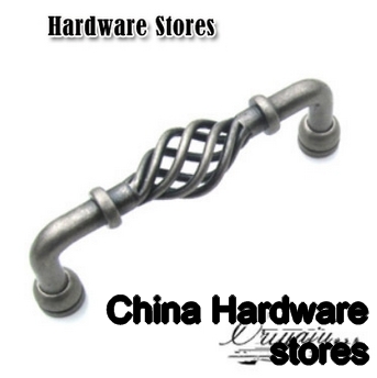 96MM antique silver kitchen cabinet handle / Iron birdcage hangle C:96mm L:110mm 96MM antique silver kitchen cabinet handle / Iron birdcage hangle C:96mm L:110mm