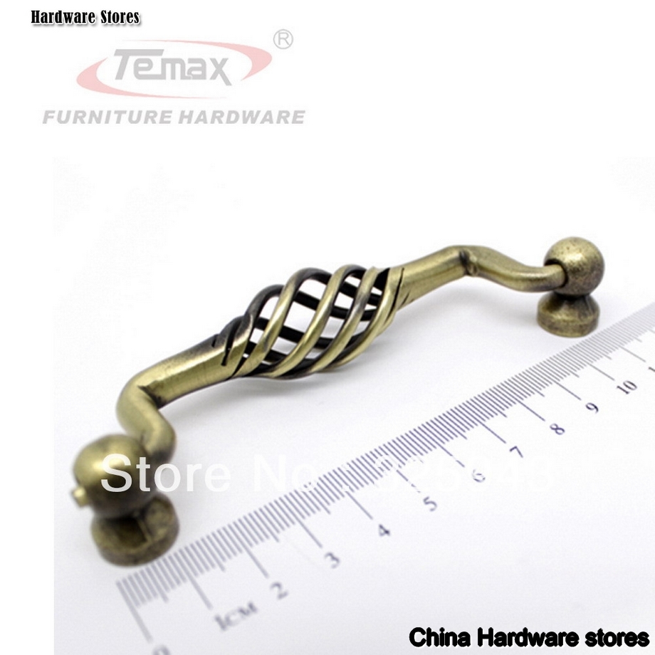 96mm Antique birdcage bronze satin nickel furniture kitchen cabinet drawer handle knob pull drawer bar 96mm Antique birdcage bronze satin nickel furniture kitchen cabinet drawer handle knob pull drawer bar