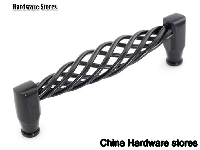Black birdcage drawer pull handle Cabinet Handle And Knobs Europe Style ( C:C:128MM H:38MM ) Black birdcage drawer pull handle Cabinet Handle And Knobs Europe Style ( C:C:128MM H:38MM )