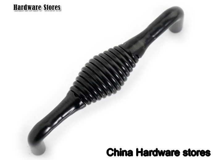 Cabinet Hardware Black Iron ?Knobs Handle NEW (C.C.:96mm,Length:102mm)