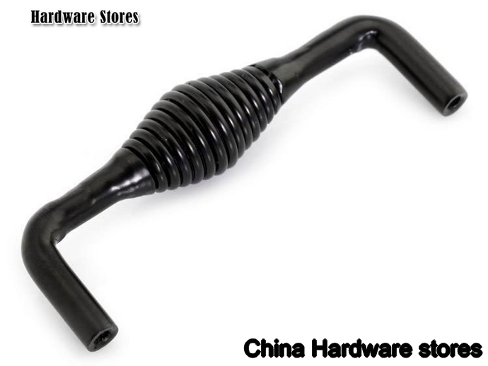 Cabinet Hardware Black Iron ?Knobs Handle NEW (C.C.:96mm,Length:102mm)