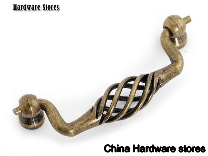 Decorite Cabinet Hardware Antique Iron ?Knob Handle NEW (C.C.:96mm,Length:110mm)