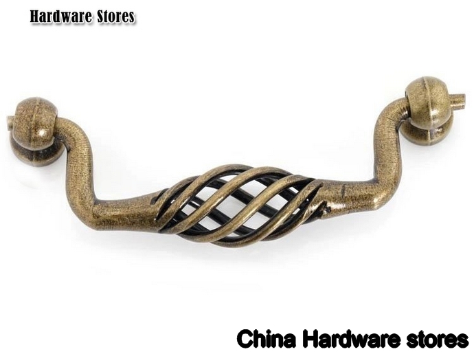European style Antique Birdcage Cabinet Pull Handle( C:C:96MM H:30MM ) European style Antique Birdcage Cabinet Pull Handle( C:C:96MM H:30MM )