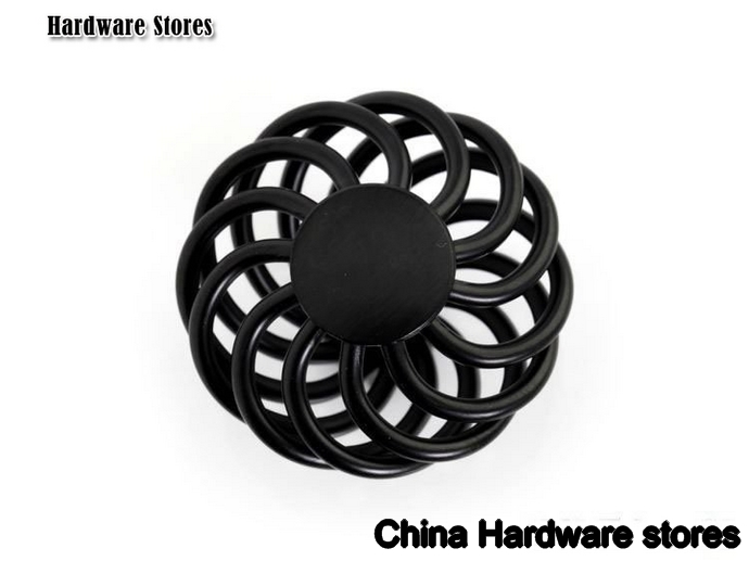 European style Black Birdcage Kitchen Handle Pull Knob ( D:45MM H:40MM ) European style Black Birdcage Kitchen Handle Pull Knob ( D:45MM H:40MM )