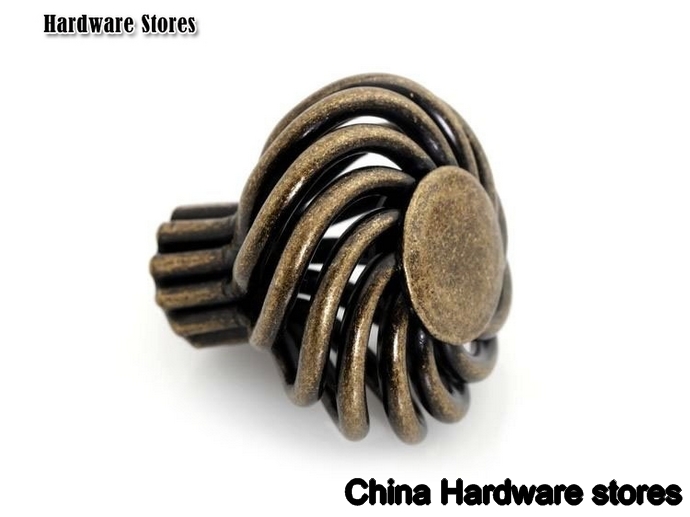 Furniture Accessories Iron Antique Kitchen Cabinet and Furniture Knobs (Diameter:32mm)