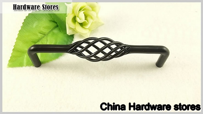Iron-nickel handle and knobs Green Ancient Birdcage European furniture kitchen/ cabinet/armoire/door/drawer/ handle knob U-128