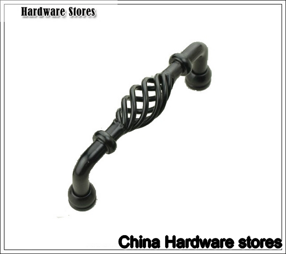 Iron-nickel handle and knobs Green Ancient Birdcage European furniture kitchen/ cabinet/armoire/door/drawer/ handle knob UA-160