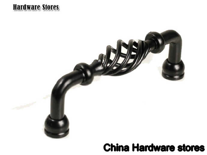 Iron-nickel handle and knobs Green Ancient Birdcage European furniture kitchen/ cabinet/armoire/door/drawer/ handle knob UA-96