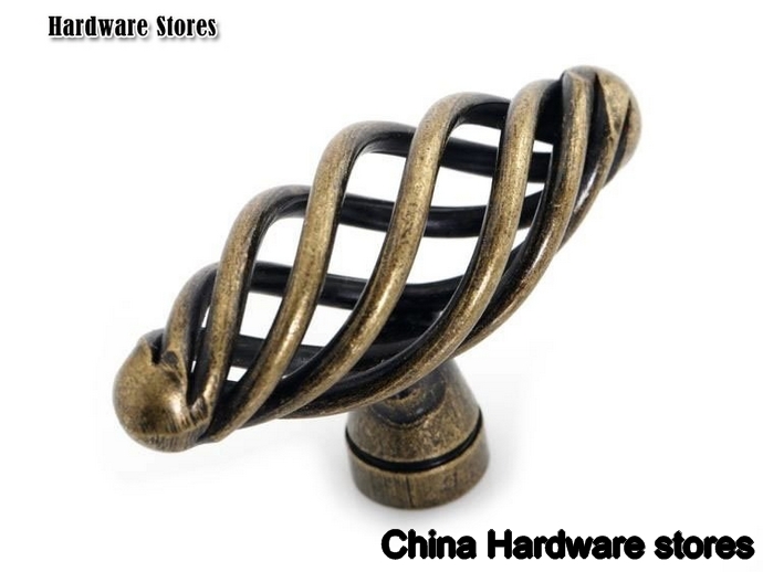 Omyhome Antique Steel Knobs Birdcage Knob Pull Handle ( D:55MM H:32MM ) Omyhome Antique Steel Knobs Birdcage Knob Pull Handle ( D:55MM H:32MM )