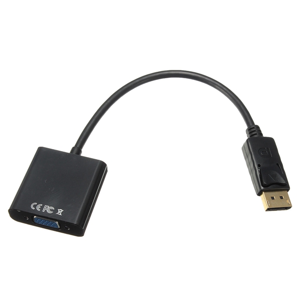 1pcs display port dp male to vga female converter 1080p adapter display port connectors cable v1.1 new