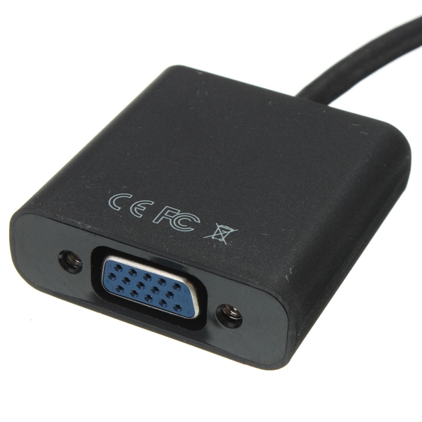 dvi-d 24+1 pin male to vga 15pin female converter video monitor adapter connector active cable electrical equipment