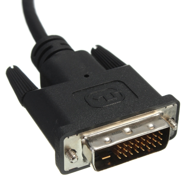 dvi-d 24+1 pin male to vga 15pin female converter video monitor adapter connector active cable electrical equipment