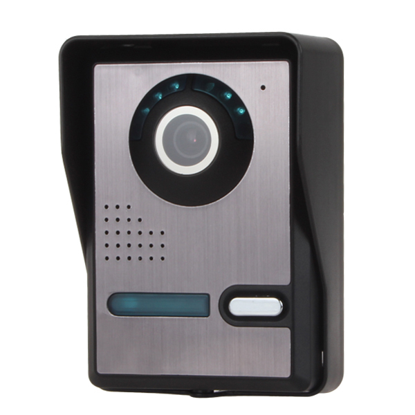 7 inch night vision digital video door phone intercom doorbell doorphone system with 7'' tft lcd color monitor & outdoor camera