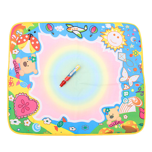 brand new kids drawing painting water mat tablet aqua doodle 60*49cm colorful multicolour educationnal toys drawing board + pen brand new kids drawing painting water mat tablet aqua doodle 60*49cm colorful multicolour educationnal toys drawing board + pen