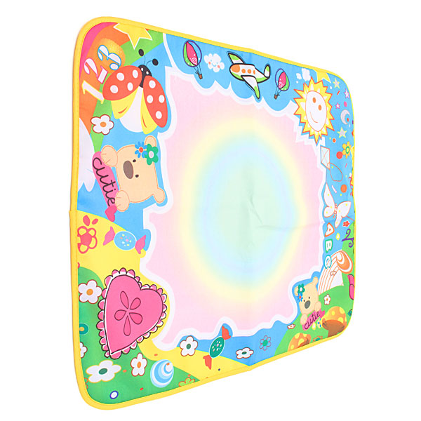 brand new kids drawing painting water mat tablet aqua doodle 60*49cm colorful multicolour educationnal toys drawing board + pen