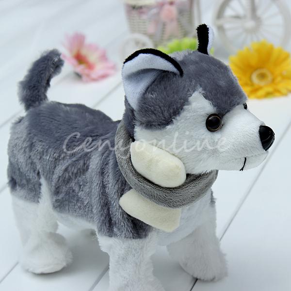 cute funny singing dancing walking electronic moving husky dog puppy toy gift for kids children girl child