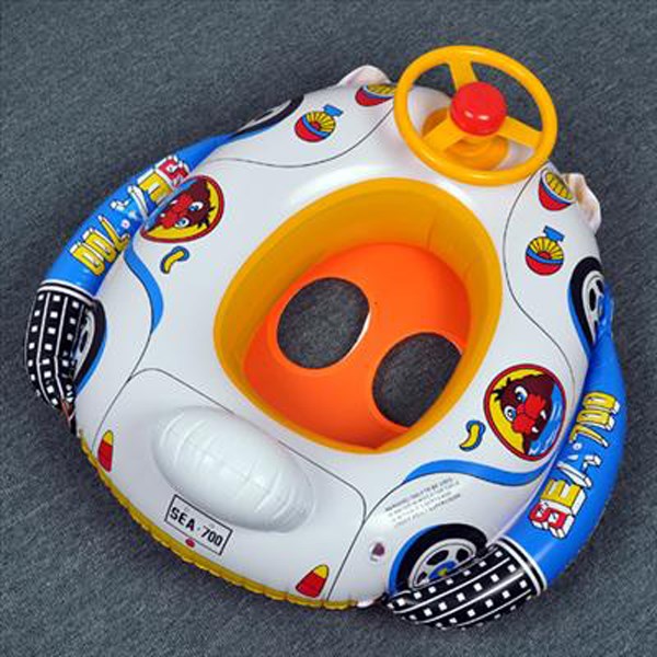 new arrival car and airship shape wheel horn inflatable kids baby pool swim ring seat float boat swimming aid portable