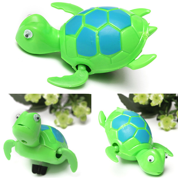 new floating wind up swimming turtle summer toy for kids children pool bath fun time random color