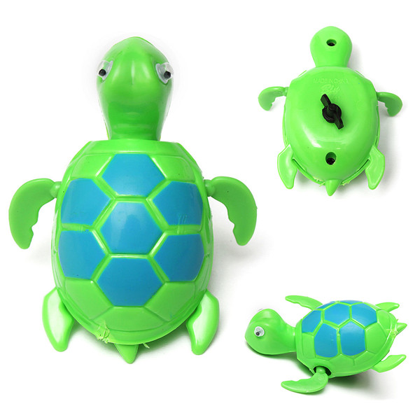new floating wind up swimming turtle summer toy for kids children pool bath fun time random color