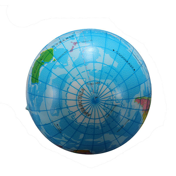 world map foam earth stress relief globe ball geography educational kids toy