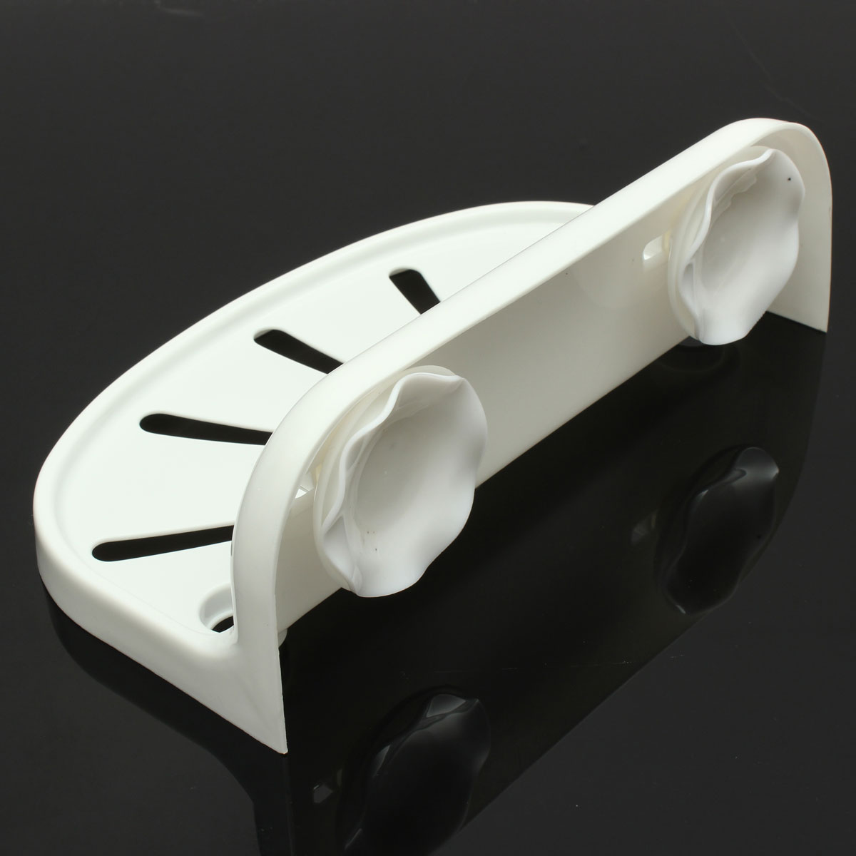 2015 new arrival shanghaimagicbox 1pc strong suction cup wall shelf bathroom kitchen frame