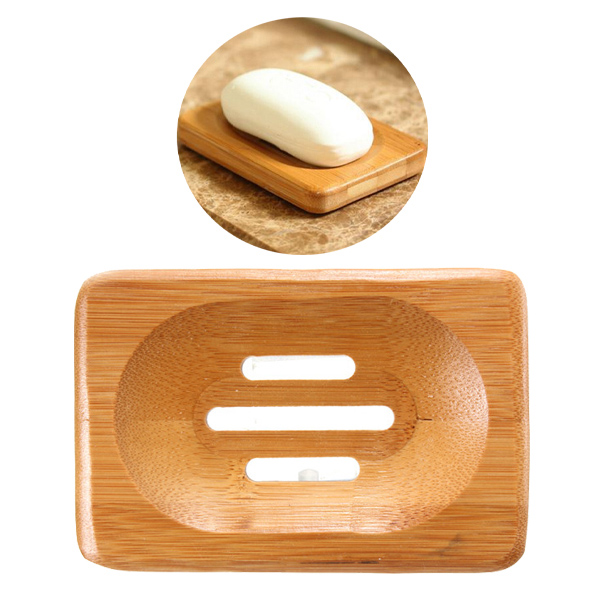 2015 new arrival trendy bath shower plate bathroom decor natural bamboo soap dish holder