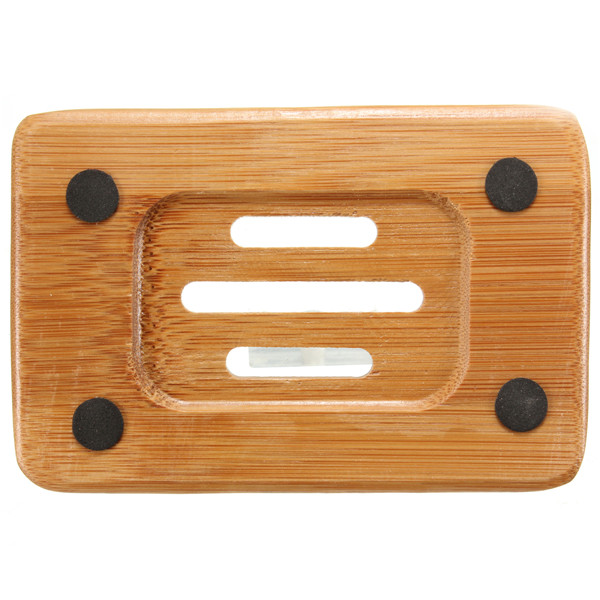 2015 new arrival trendy bath shower plate bathroom decor natural bamboo soap dish holder