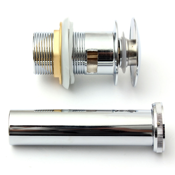 best promotion!!1 5/8 brass chrome pop-up drain with overflow vessel sink bathroom faucet durable