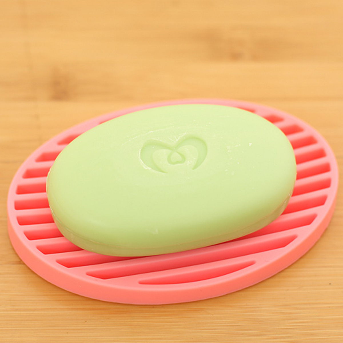 brand new practical fashion silicone flexible soap dish plate bathroom soap holder soapbox suitable for bathroom or kitchen