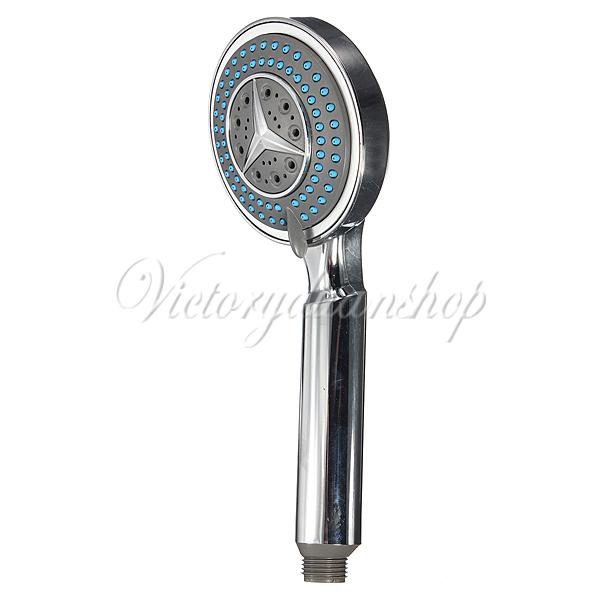 brand new stylish multi-function 3 mode 100mm diameter self clean chrome shower heads best promotion