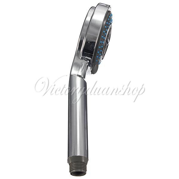brand new stylish multi-function 3 mode 100mm diameter self clean chrome shower heads best promotion