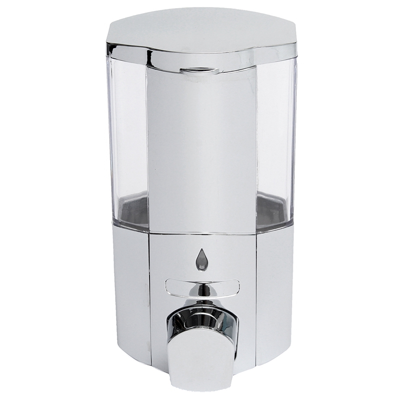 excellent quality 300ml boost single pump clear wall mounted dispenser shower liquid soap dispenser for kitchen bathroom