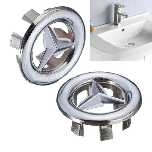 good 5pcs bathroom star sink basin round overflow cover tidy trim chrome replacement spare good 5pcs bathroom star sink basin round overflow cover tidy trim chrome replacement spare