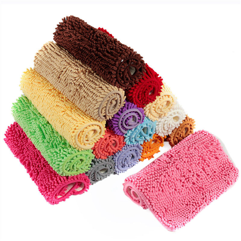 selling soft non slip chenille yarn fluffy bedroom rug bath door carpet floor mat for home living room 16 colors 60 x 40cm selling soft non slip chenille yarn fluffy bedroom rug bath door carpet floor mat for home living room 16 colors 60 x 40cm