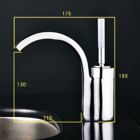 chrome single handle centerset bathroom sink faucet
