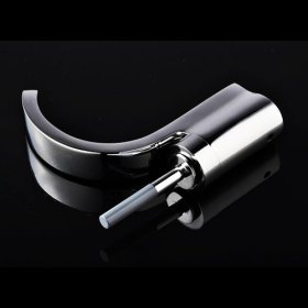 chrome single handle centerset bathroom sink faucet