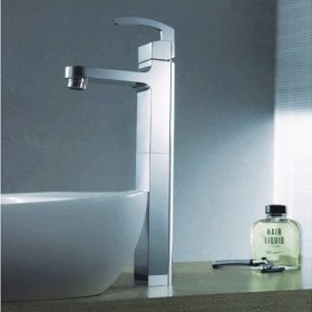 shpping new contemporary chrome finish brass bathroom sink faucet (tall) shpping new contemporary chrome finish brass bathroom sink faucet (tall)