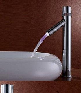 shpping new contemporary color changing led bathroom sink faucet (tall) shpping new contemporary color changing led bathroom sink faucet (tall)