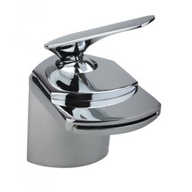 single handle chrome centerset sink faucet